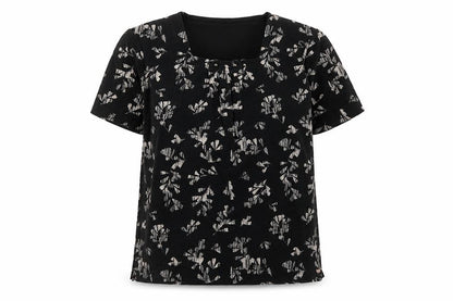 Womens UK Size 14 TIGI Black Basic T-Shirt