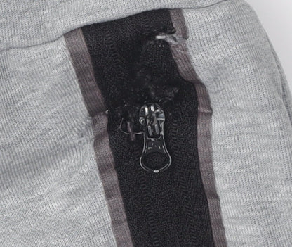 Nike Boys Grey Jogger Trousers, M, Elastic Waist, Activewear