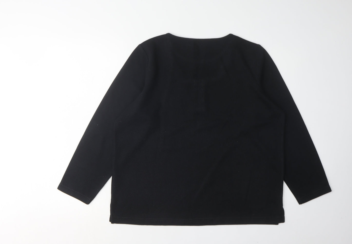 Womens UK Size M BM Black Basic T-Shirt