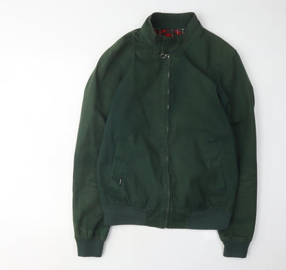 Mens UK Size S Pull & Bear Green Basic Jacket