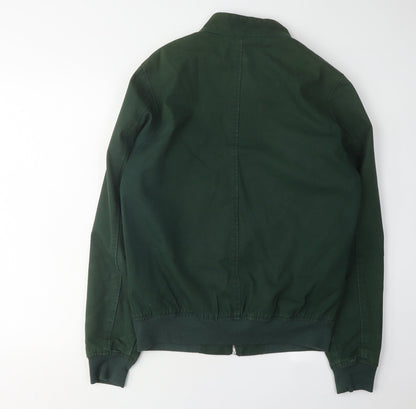 Mens UK Size S Pull & Bear Green Basic Jacket