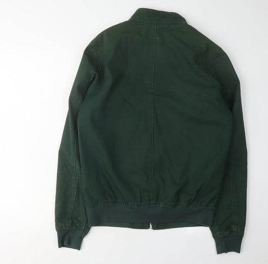 Mens UK Size S Pull & Bear Green Basic Jacket