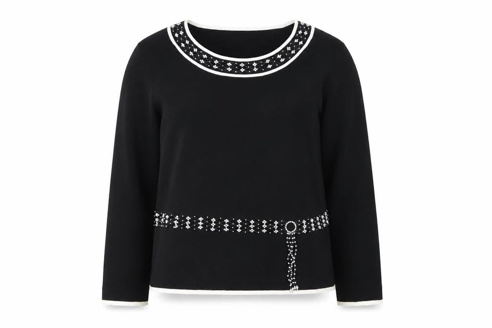 Womens UK Size XL Roman Originals Black Pullover Jumper