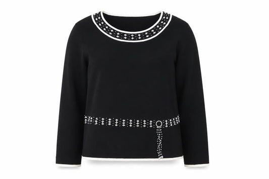 Womens UK Size XL Roman Originals Black Pullover Jumper