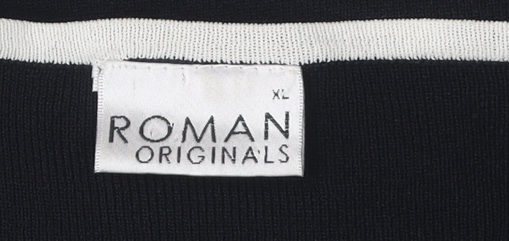 Womens UK Size XL Roman Originals Black Pullover Jumper