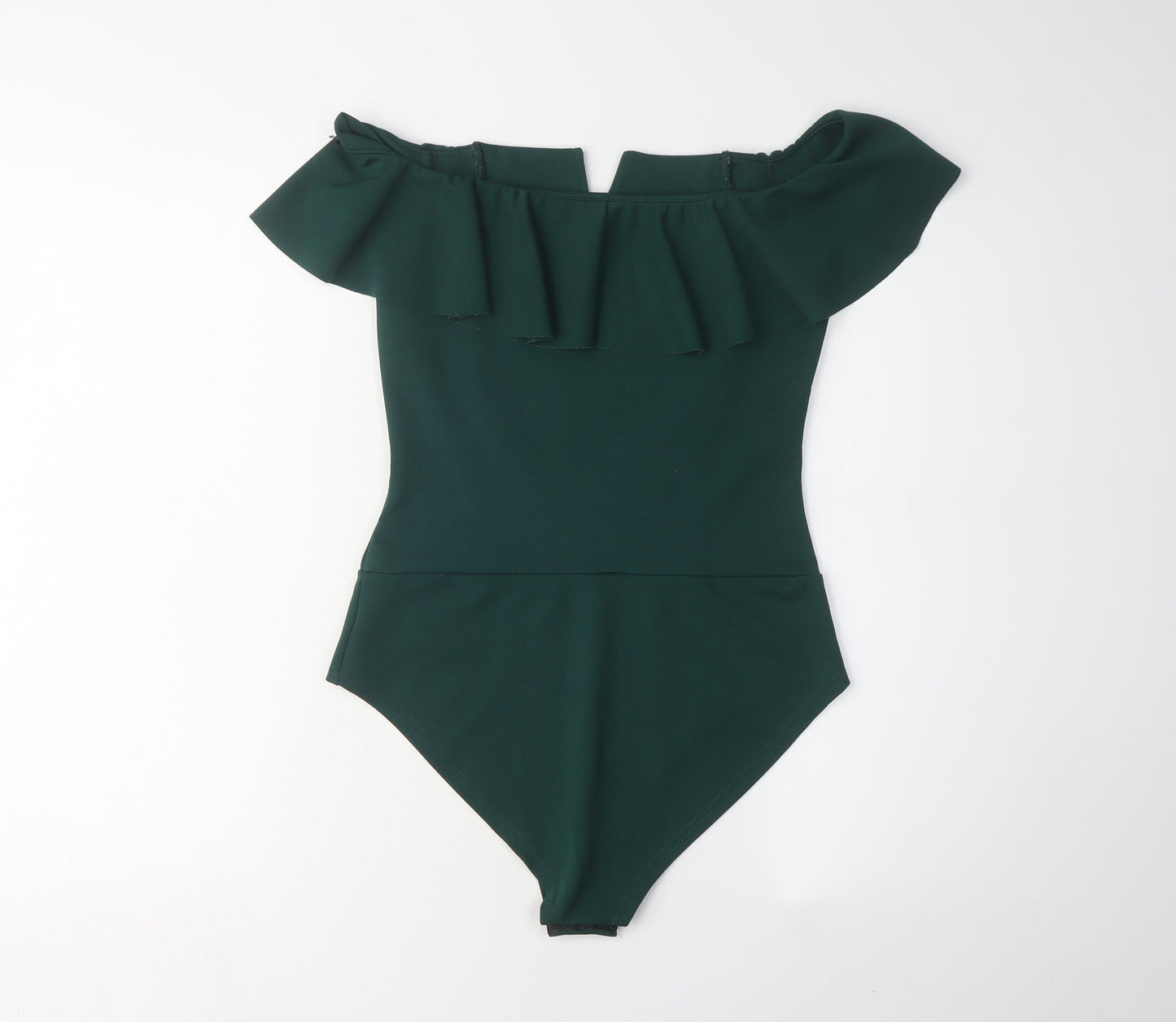 Quiz Women's Green Off-Shoulder Bodysuit Size 12