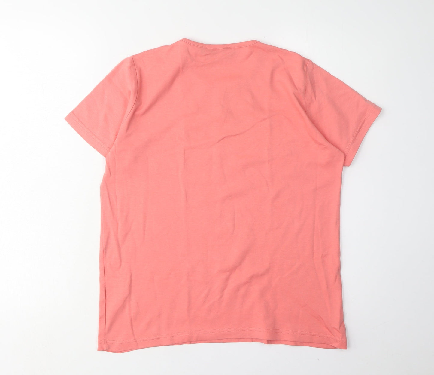 Isla Women's Pink T-Shirt, Size M, Round Neck