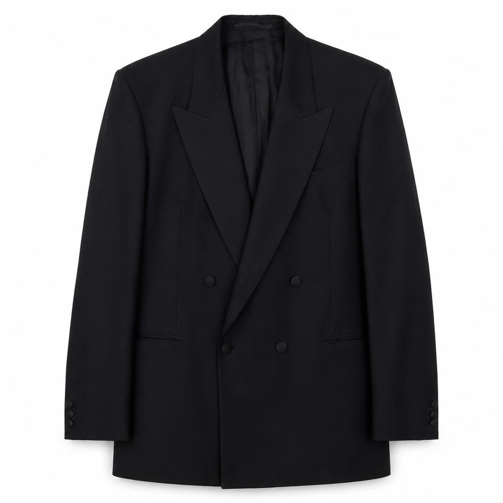 Mens UK Size 44 Austin Reed Regular Black Suit Tuxedo