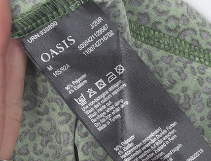 Oasis Women's Green Midi Bodycon Dress, Size M