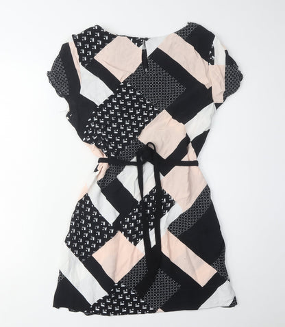 New Look Women's Multicoloured Patchwork Dress 12