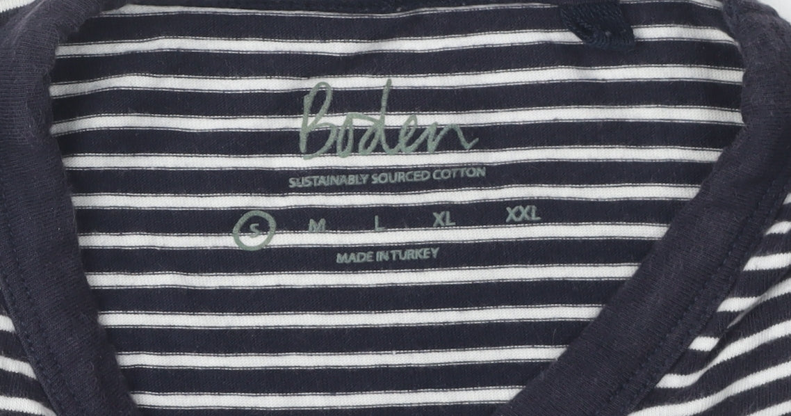 Unisex Adults UK Size S Boden Black Basic T-Shirt