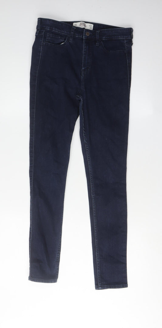 Hollister Women's Blue Skinny Jeans High Rise