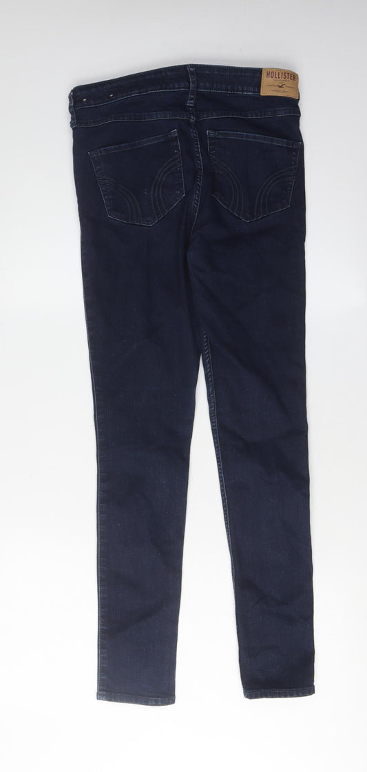 Hollister Women's Blue Skinny Jeans High Rise