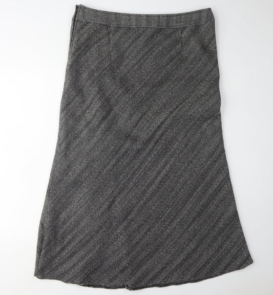 Marks & Spencer Women's Long A-Line Herringbone Skirt