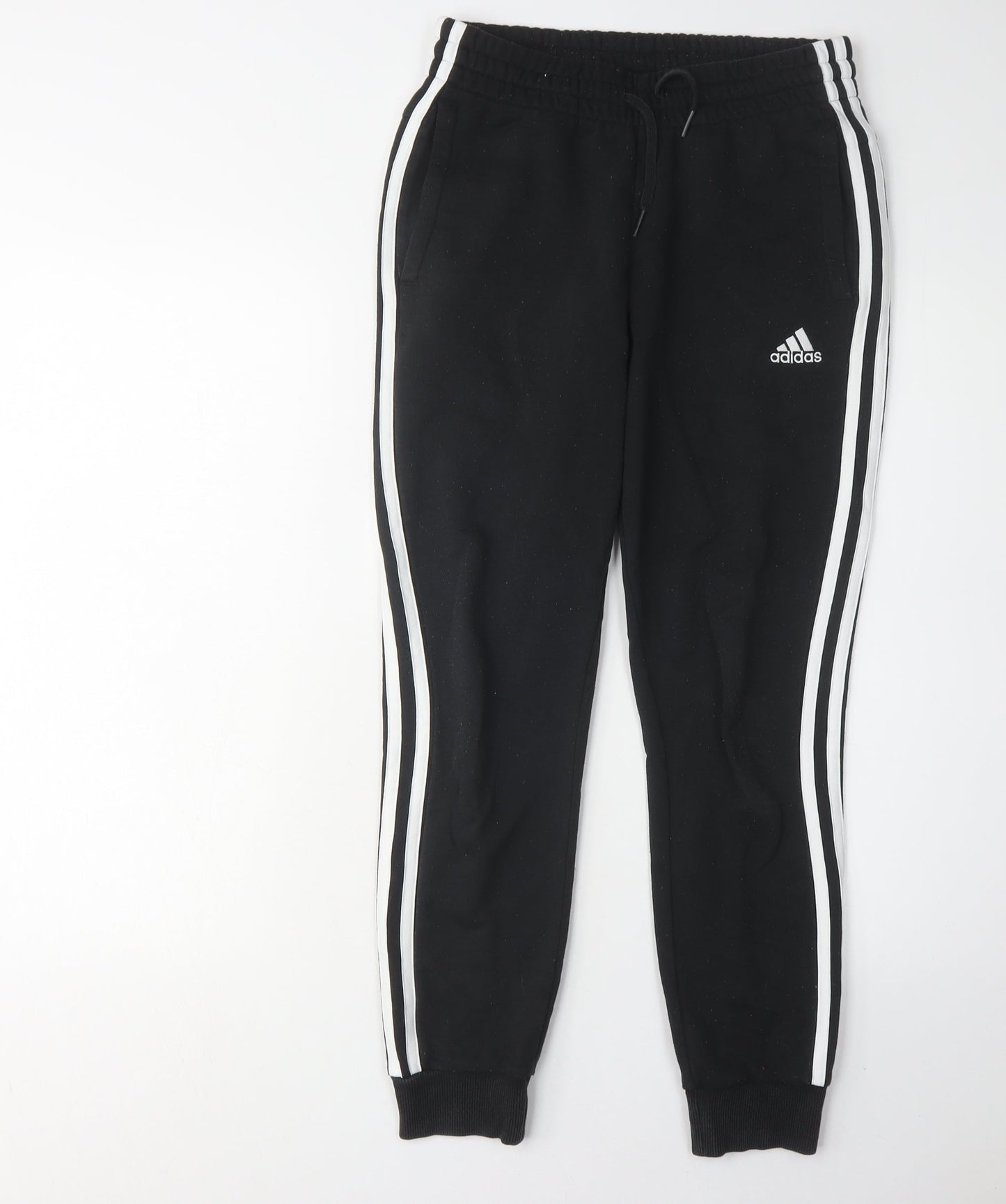 Womens UK Size XS adidas Regular Fit Jogger Black Trousers