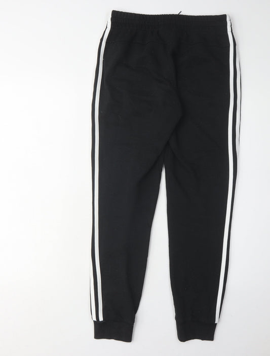 Womens UK Size XS adidas Regular Fit Jogger Black Trousers