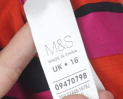 Marks and Spencer Women's Black Suit Jacket Size 16