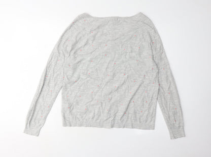 Womens UK Size 10 White Stuff Grey Pullover Jumper