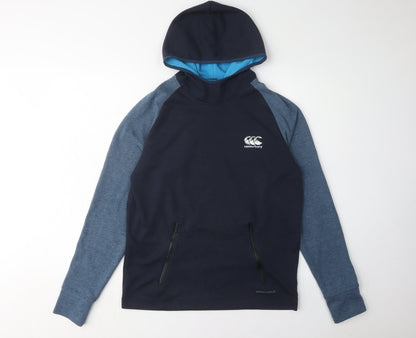 Mens UK Size S Canterbury Blue Pullover Hoodie