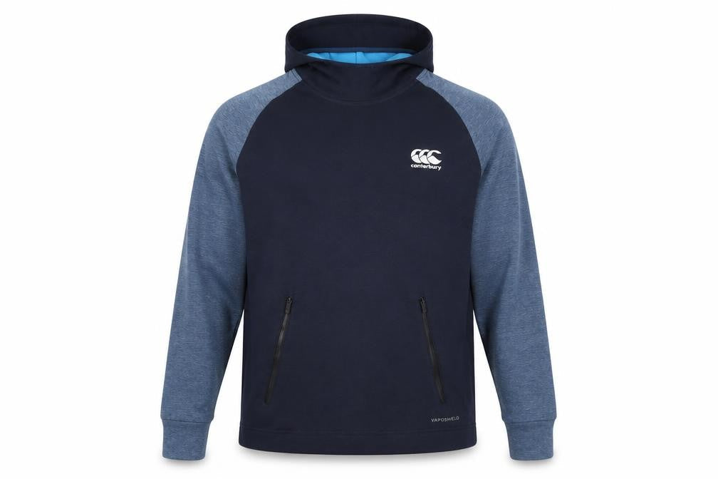Mens UK Size S Canterbury Blue Pullover Hoodie