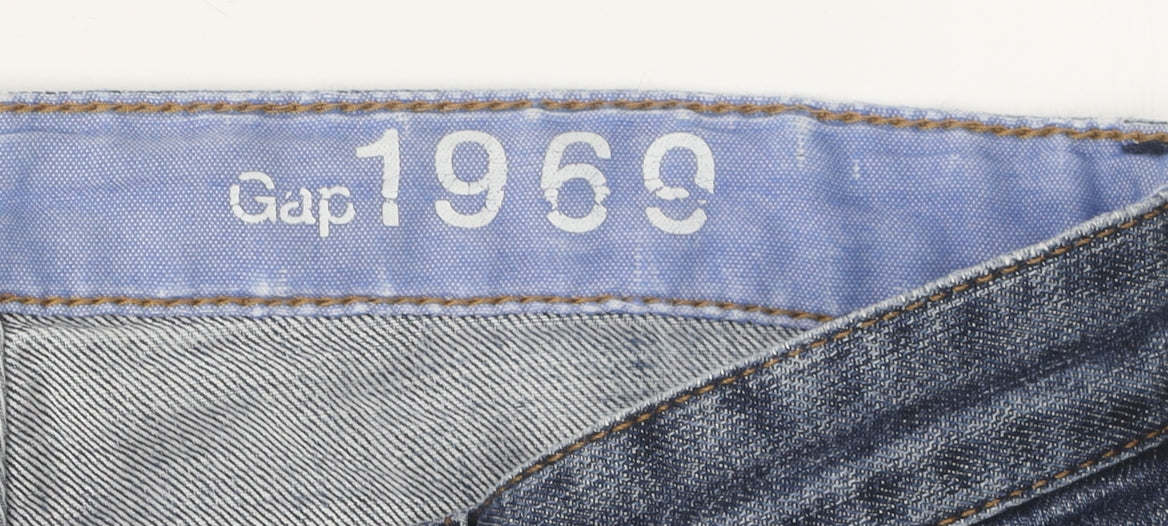 Gap Women's Blue Straight Jeans Size 2 Stretch Denim