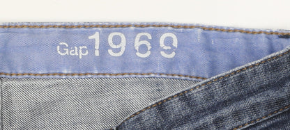 Gap Women's Blue Straight Jeans Size 2 Stretch Denim