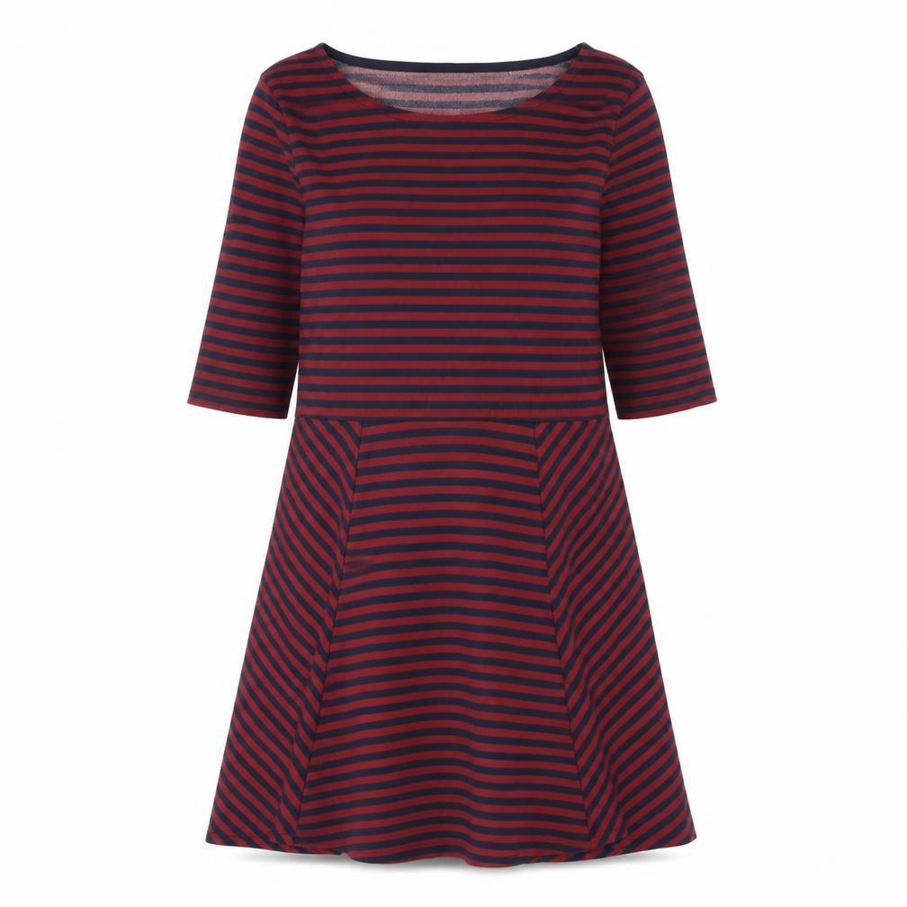 Jack Wills Women's Multicoloured Stripe Dress Size 12