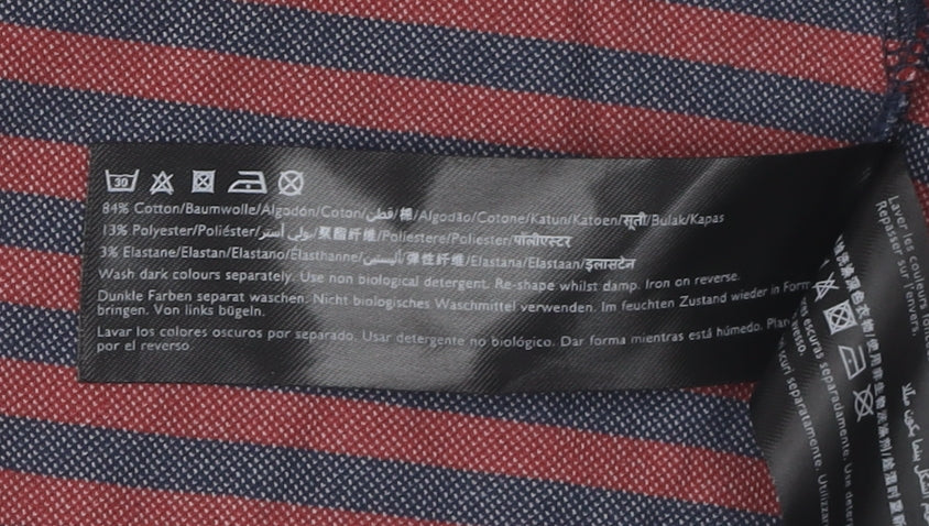 Jack Wills Women's Multicoloured Stripe Dress Size 12