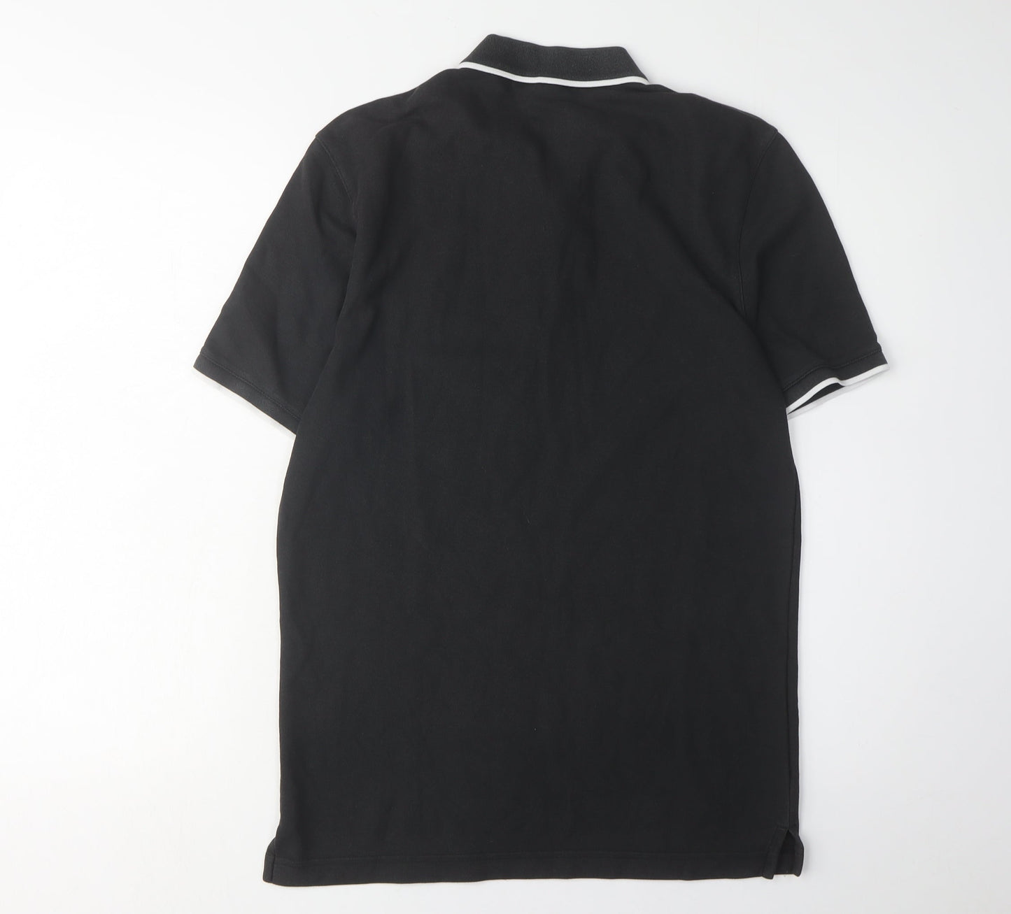 Reebok Men's Black Polo Shirt, Size M, Casual