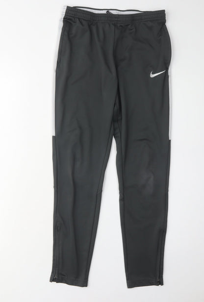Nike Boys Black Jogger Trousers, Size L, Athletic Fit