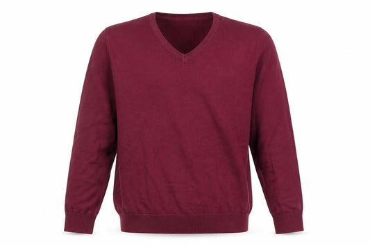 Paul James Men's Red XL V-Neck Pullover Jumper