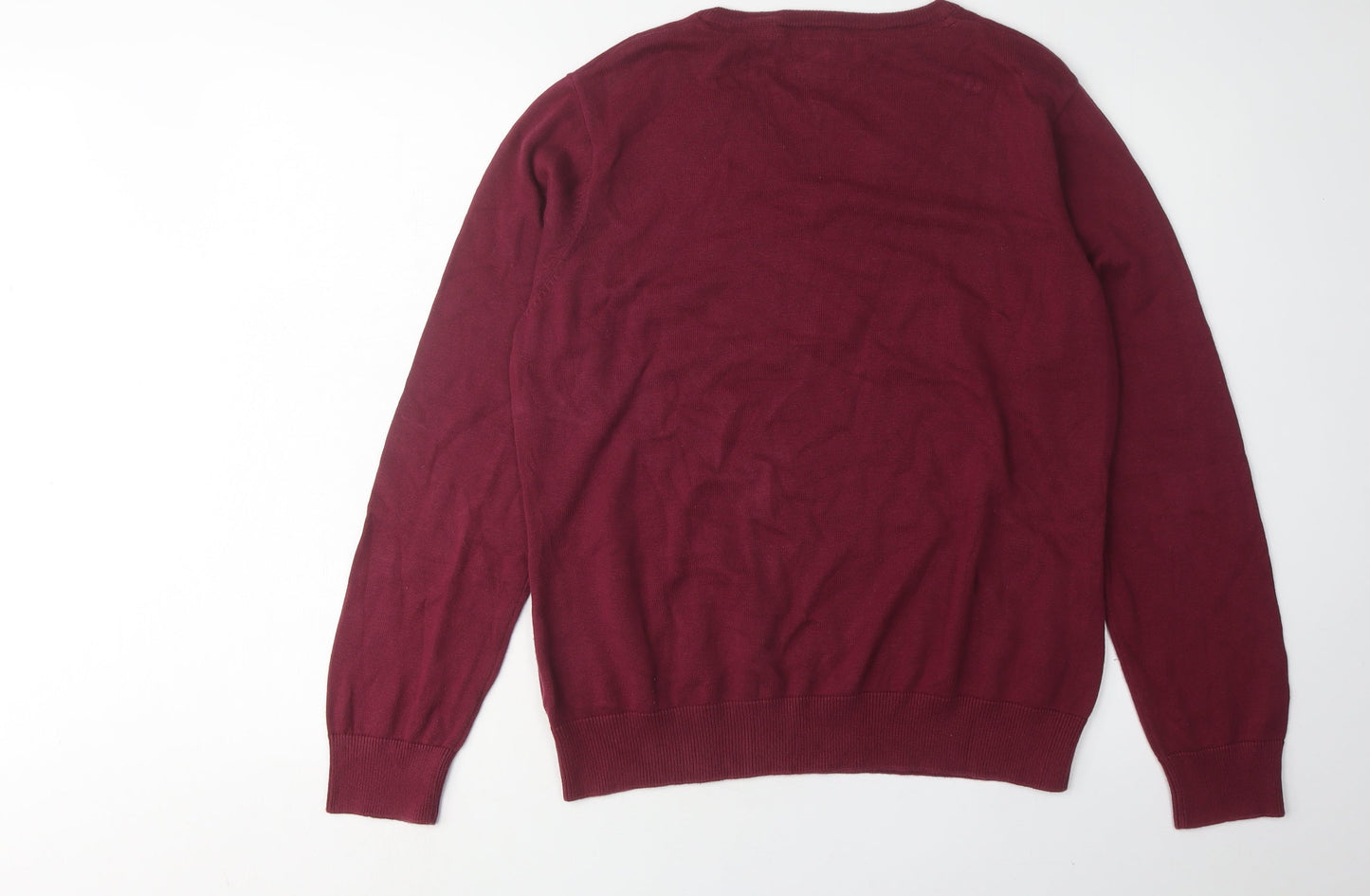 Paul James Men's Red XL V-Neck Pullover Jumper