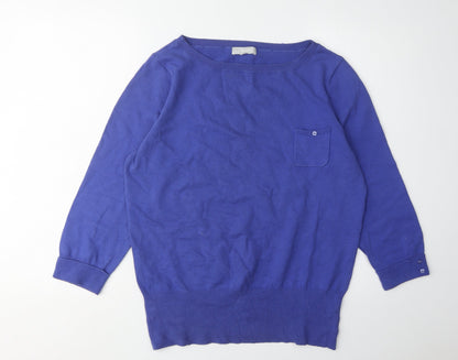 Womens UK Size Size:18 Red Herring Blue Pullover Jumper