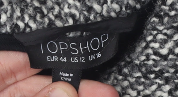 Womens UK Size 16 Topshop Multicoloured Basic Jacket