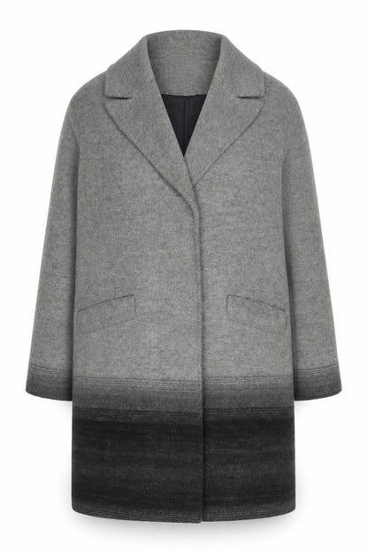 Womens UK Size 16 Linea Grey Overcoat