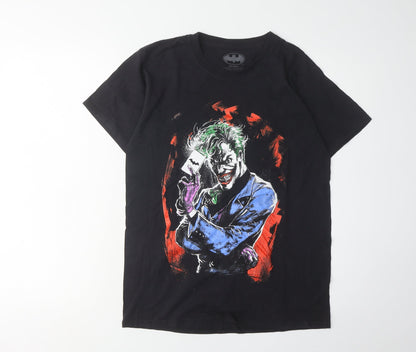 Mens UK Size S Batman Black  T-Shirt