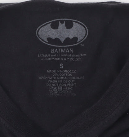 Mens UK Size S Batman Black  T-Shirt