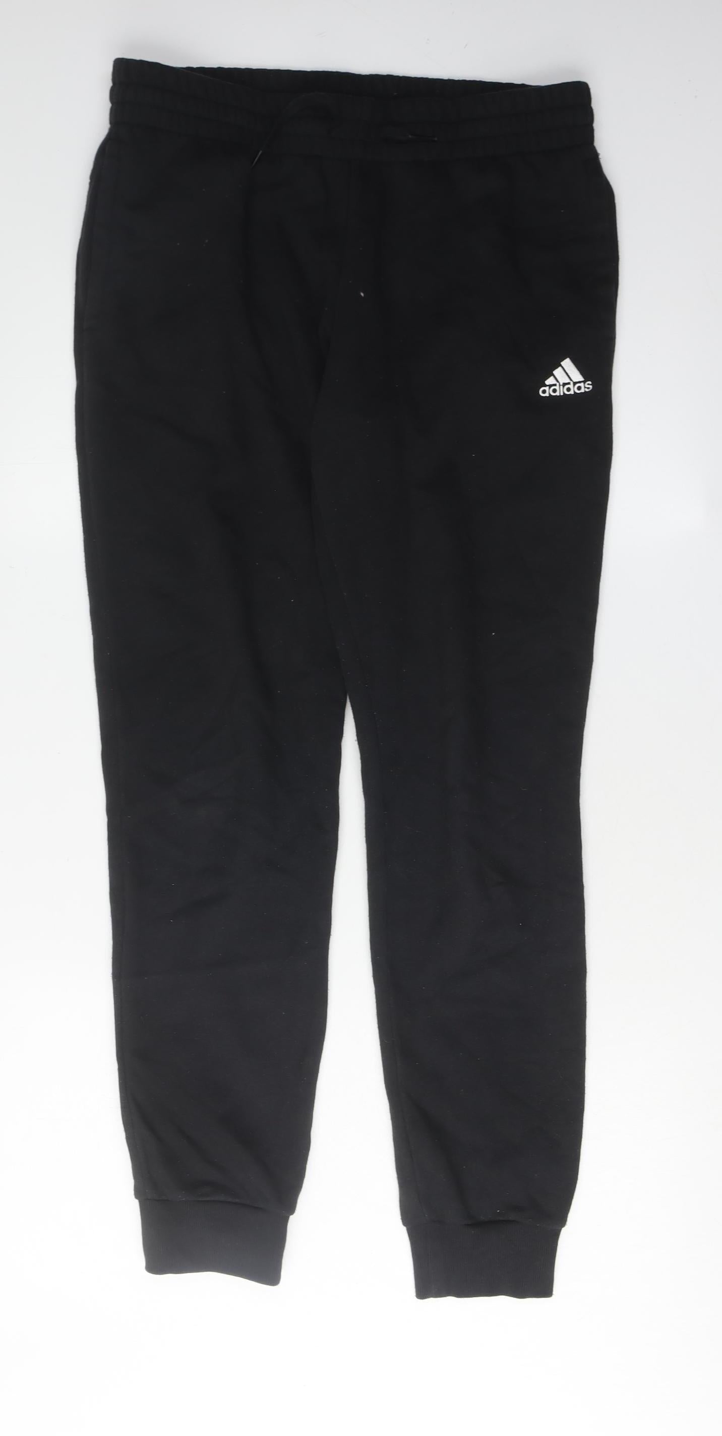 Womens UK Size M adidas Relaxed Fit Jogger Black Trousers