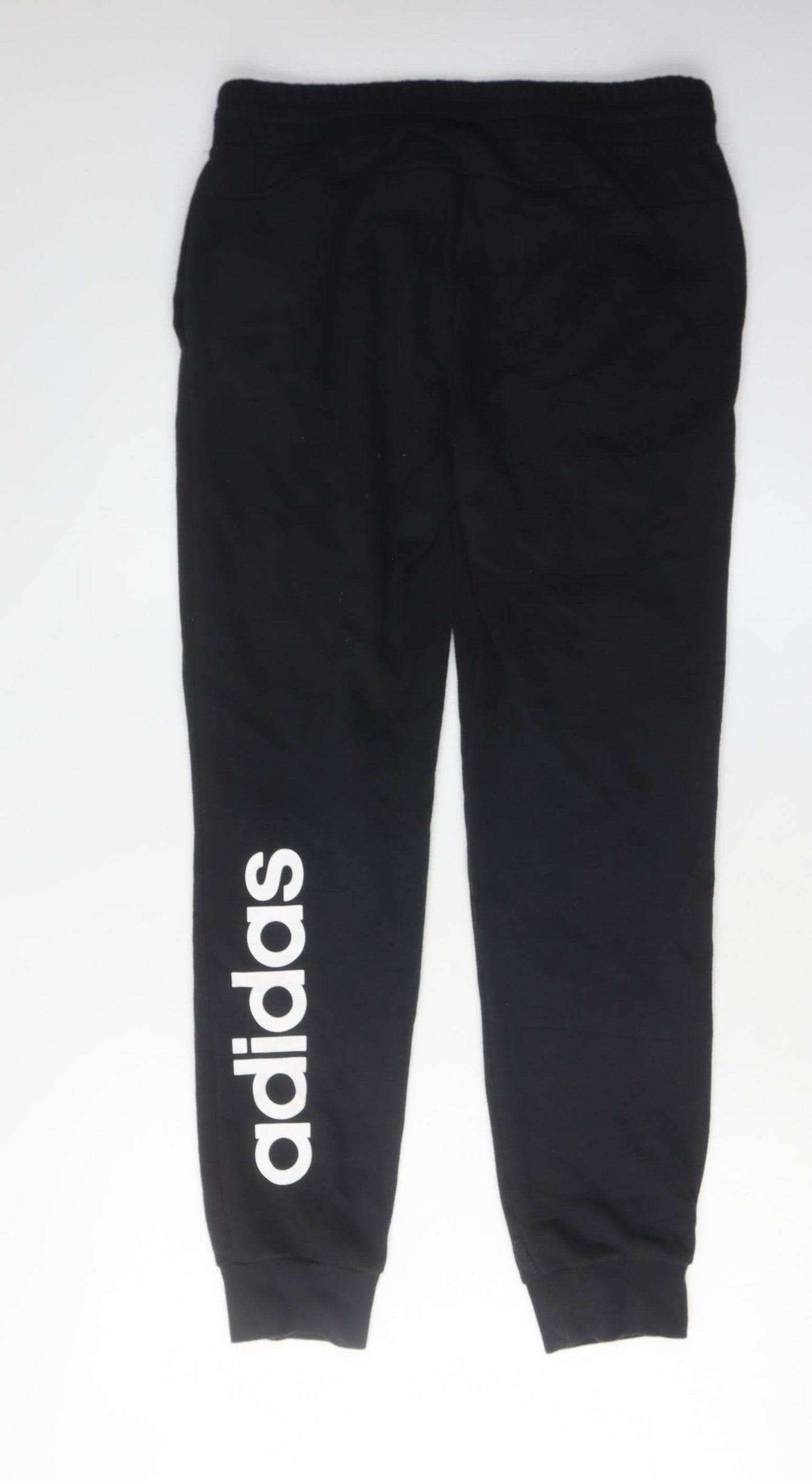 Womens UK Size M adidas Relaxed Fit Jogger Black Trousers