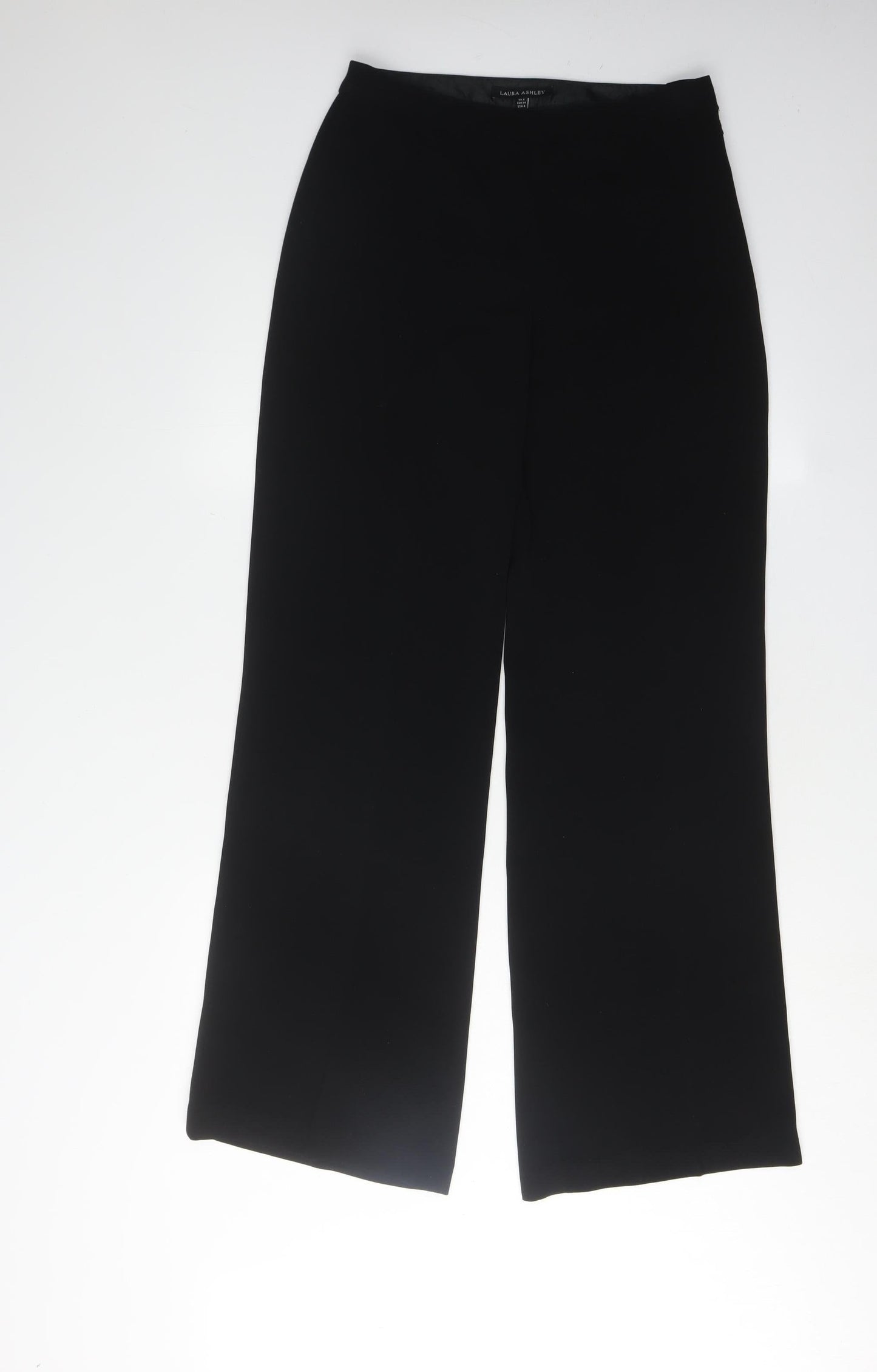 Womens UK Size 8 Laura Ashley Regular Fit  Black Trousers