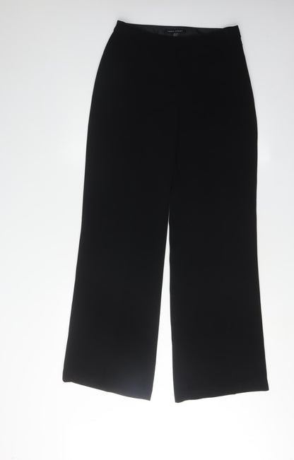Womens UK Size 8 Laura Ashley Regular Fit  Black Trousers