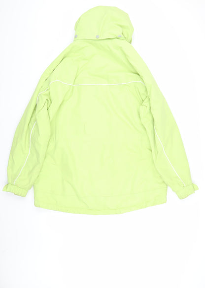 Womens UK Size 16 Trespass Green Parka Coat