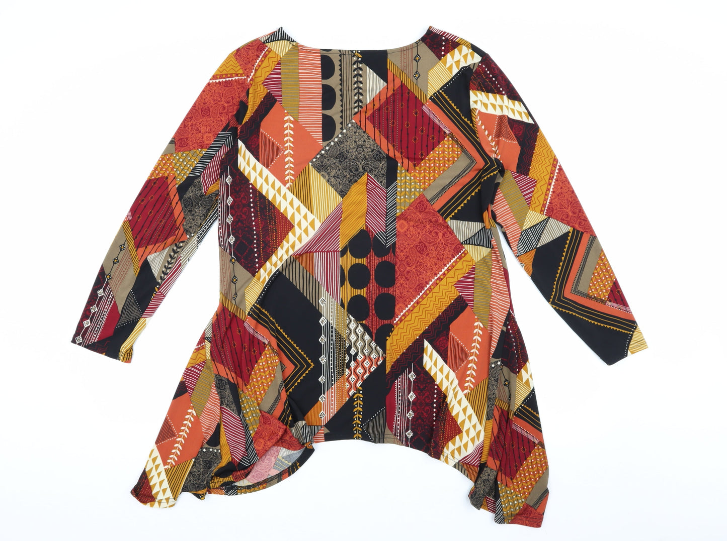 Womens UK Size M Klass Multicoloured Tunic Blouse
