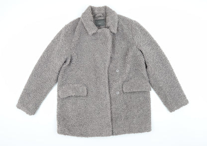 Womens UK Size M ICHI Grey Basic Jacket