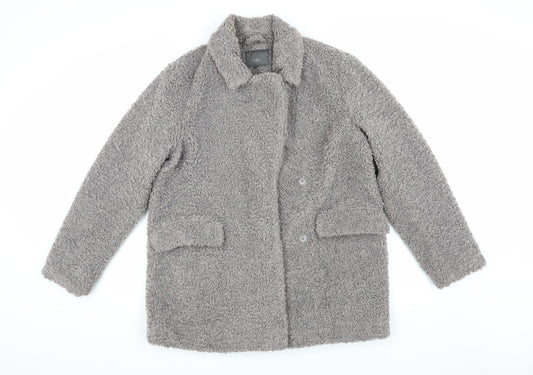 Womens UK Size M ICHI Grey Basic Jacket