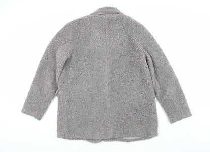 Womens UK Size M ICHI Grey Basic Jacket