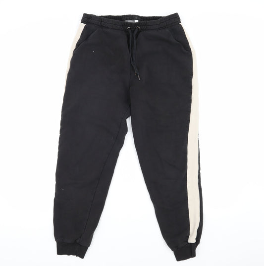 Mint Velvet Unisex Black Jogger Trousers M