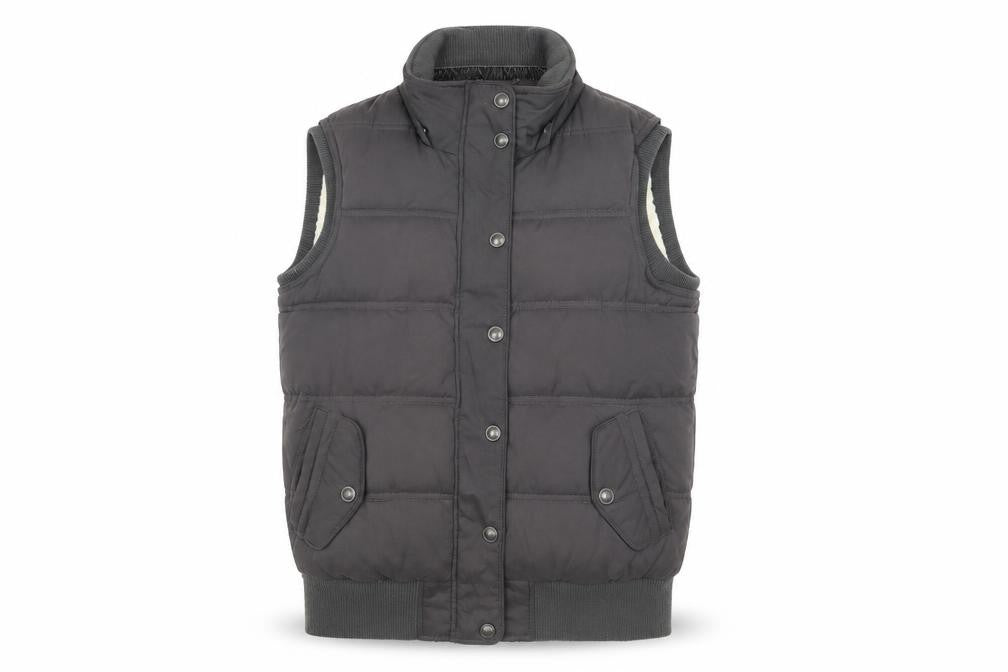 Womens UK Size 12 Fat Face Black Puffer Jacket