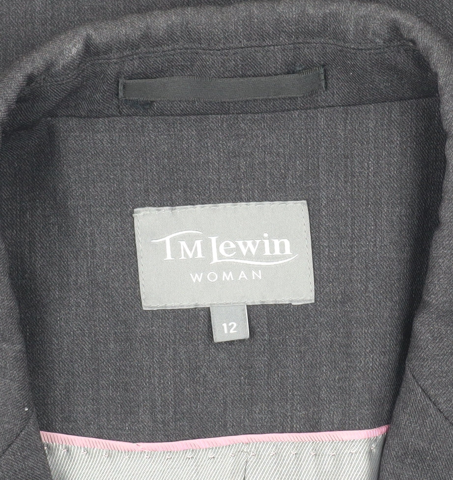 Womens UK Size 12 TM Lewin Regular Grey Blazer
