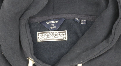 Superdry Women's Blue Pullover Hoodie Size 16